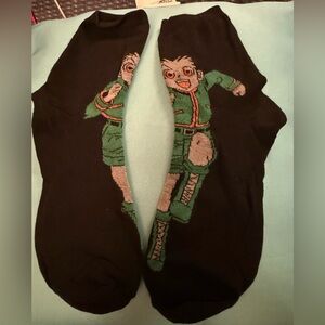 Kids Black and Green Character One Piece